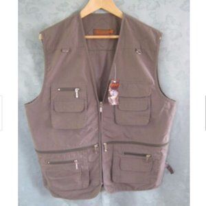 Adventure Collection Australian Expedition Team Vest Size XL NWT 10 Pocket